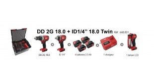 TWIN DD 2G 18.0 + ID 1/4" 18.0