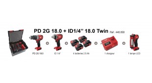 TWIN PD 2G 18.0 + ID 1/4" 18.0