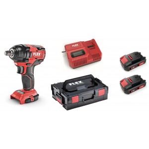 IW 1/2" 18.0-EC CLE A CHOC KIT LIGHT EN L-BOXX AVEC 2 BATT 2,5AH ET 1 CHRGR